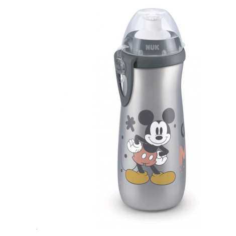 Detská fľaša NUK Sports Cup Disney Cool Mickey 450 ml grey