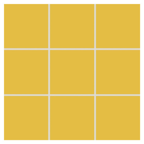 Mozaika Rako Color Two tmavo žltá 10x10 cm mat GAA0K142.1