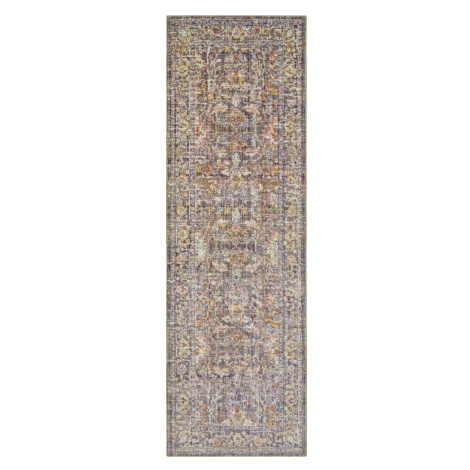 Běhoun Cairo 105589 Luxor Grey Multicolored – na ven i na doma - 80x200 cm Nouristan - Hanse Hom