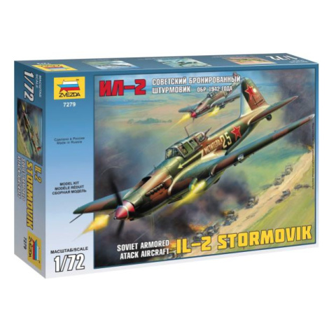 Model Kit letadlo 7279 - IL-2 Stormovik (1:72) Zvezda