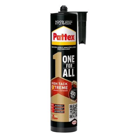 Pattex Montážne lepidlo ONE FOR ALL HIGH TACK biele 440 g