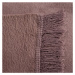 Pudrová akrylovo bavlnená deka AKRYL so strapcami 220x240 cm