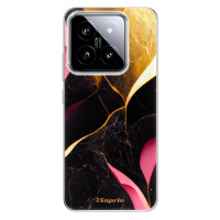 Odolné silikónové puzdro iSaprio - Gold Pink Marble - Xiaomi 14