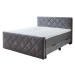 Sun garden Kontinentálna posteľ BOXSPRING CHESTER BX2200 180x200 cm - šedá