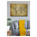 Obraz MAP OF THE CONTINENTS 70 x 100 cm