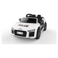 Mamido Mamido Detské elektrické autíčko Audi R8 Spyder polícia Farba: Biela