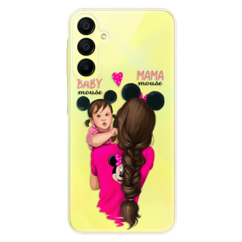 Odolné silikónové puzdro iSaprio - Mama Mouse Brunette and Girl - Samsung Galaxy A15 / A15 5G