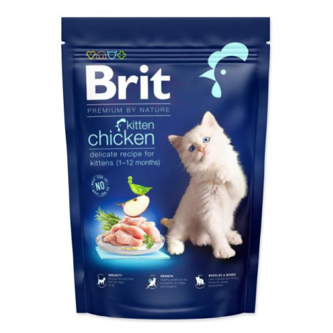 Krmivo Brit Premium by Nature Cat Kitten Chicken 800g