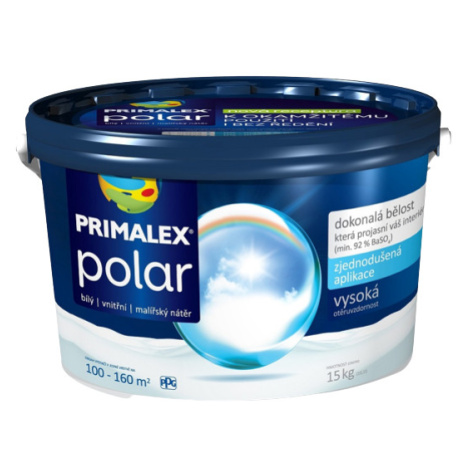 PRIMALEX POLAR - Snehobiela interiérová farba 15 kg snehobiela