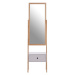 Stojacie zrkadlo s dreveným rámom 45x160 cm Rostok – Premier Housewares
