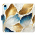 Flipové puzdro iSaprio - GoldBlue Leaves - iPhone XR