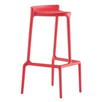 PEDRALI - Vysoká barová stolička HAPPY 490 DS - červená