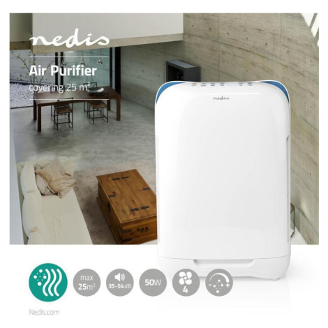 Nedis AIPU200CWT - Čistič Vzduchu | 25 m2 | 35 – 54 dB | Indikátor Kvality Vzduchu