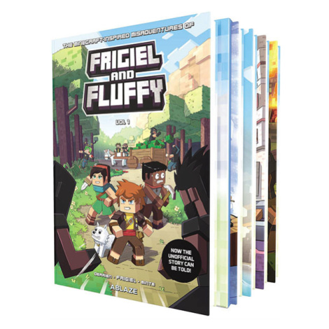 Ablaze Minecraft-Inspired Misadventures of Frigiel & Fluffy 1-5 Box Set