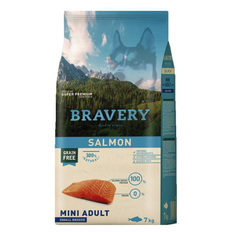 Bravery Dog Mini Adult Salmon - 7kg