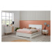 Biela dvojlôžková posteľ s úložným priestorom s roštom 160x200 cm Gabi - Marckeric