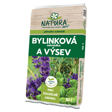 NATURA Substrát bylinková záhradka a výsev 10 l Agro NATURA