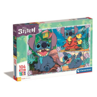 Puzzle 104 maxi Disney Stitch