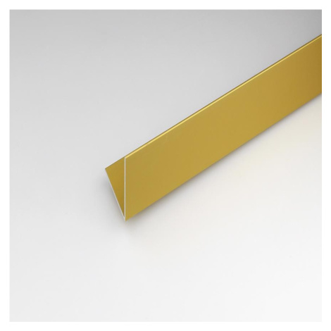 Profil uholníkový hliníkový zlatý 15x15x1000 MERKURY MARKET