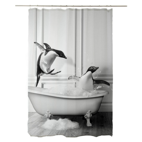 Sprchový záves 175x180 cm Showe Penguin - Little Nice Things