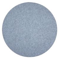 Kusový koberec Quick step šedý kruh - 120x120 (průměr) kruh cm Vopi koberce