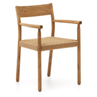 Jedálenská stolička z dubového dreva v prírodnej farbe Yalia – Kave Home