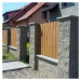 Gutta Guttafence WPC plotovka oblá original wood 1500 x 80 x 12 mm oblá