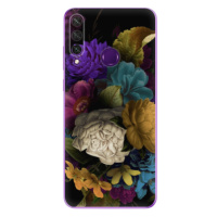 Odolné silikónové puzdro iSaprio - Dark Flowers - Huawei Y6p
