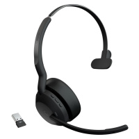 Jabra Evolve2 55/Mono/ANC/USB/BT-USB/Bezdrať/MS/Čierna