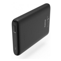 Hama 201666 SLIM 5HD, powerbanka, 5000 mAh, 1 A, výstup: USB-A, čierna