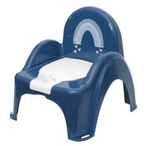 TEGA Detský nočník s poklopom METEO modrý