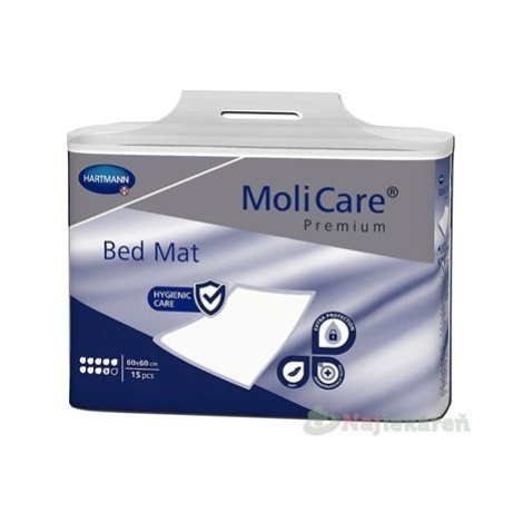 MoliCare Premium Bed Mat 9 kvapiek hygienické podložky 60x60cm, 15ks