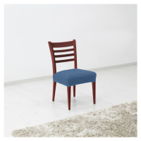 Forbyt Napínací poťah na sedák stoličky Denia modrá, 45 x 45 cm, sada 2 ks