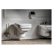 KERASAN - WALDORF WC sedátko, Soft Close, biela/bronz 418601