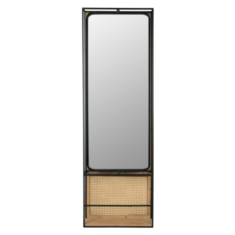 Nástenné zrkadlo s poličkou 53x165 cm Langres – Dutchbone