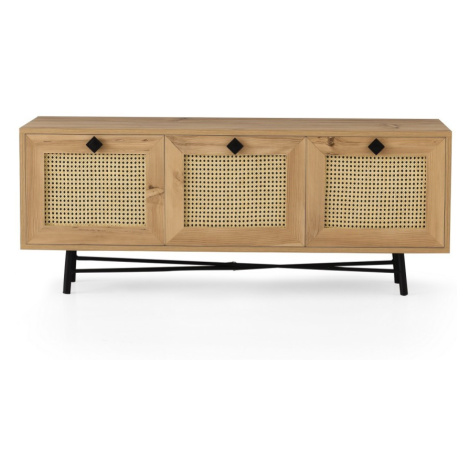 TV stolek ALCAZAR 140 cm dub/černý Kalune Design