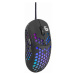 GEMBIRD myš RAGNAR RX400, podsvícená, 6 tlačítek, černá, 7200DPI,  USB