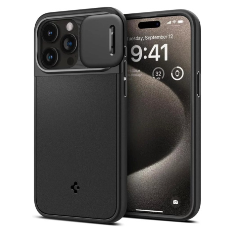 Kryt Spigen Optik Armor MagSafe, black - iPhone 15 Pro Max (ACS06599)