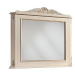 Estila Luxusné klasické biele obdĺžnikové zrkadlo Emociones s vyrezávanými prvkami a detailmi 90