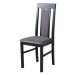Sconto Jedálenská stolička NILA 2 čierna/sivá
