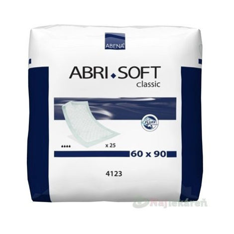 ABENA ABRI SOFT 60x90cm podložka absorpčná, savosť 2100ml, 25ks