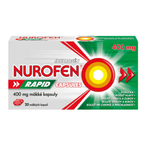 NUROFEN Rapid 400 mg 20 kapsúl