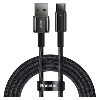 Kábel Baseus Tungsten Gold Cable USB to USB-C, 100W, 1m (black)