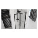 REA - Posuvné sprchové dvere Rapid Slide 120 čierna REA-K6402