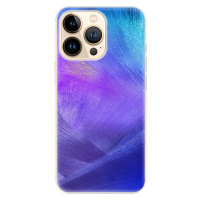 Odolné silikónové puzdro iSaprio - Purple Feathers - iPhone 13 Pro