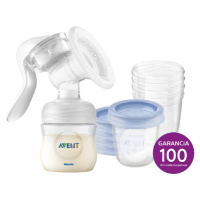 PHILIPS AVENT Odsávačka materského mlieka manuálna + VIA 180 ml