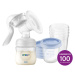 PHILIPS AVENT Odsávačka materského mlieka manuálna + VIA 180 ml