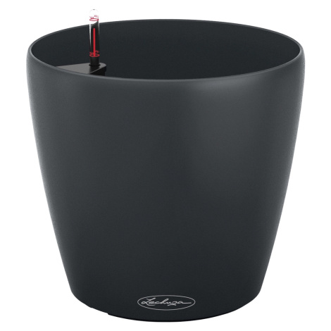 Lechuza Samozavlažovací kvetináč Classico Color Eco 28 tm.sivý pr. 27,5 x 26 cm