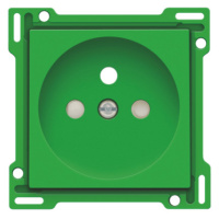 Kryt zásuvky clonky zelená (NIKO)