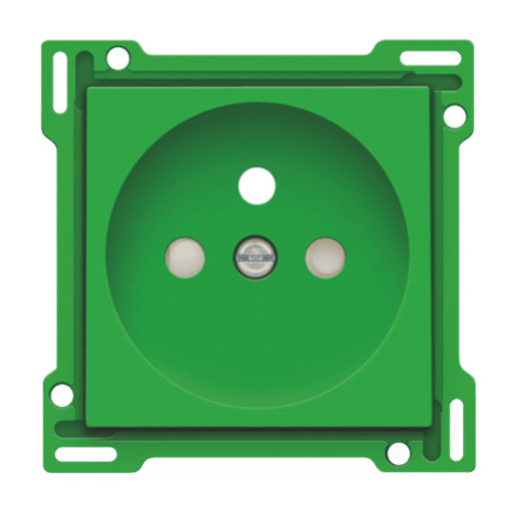 Kryt zásuvky clonky zelená (NIKO)